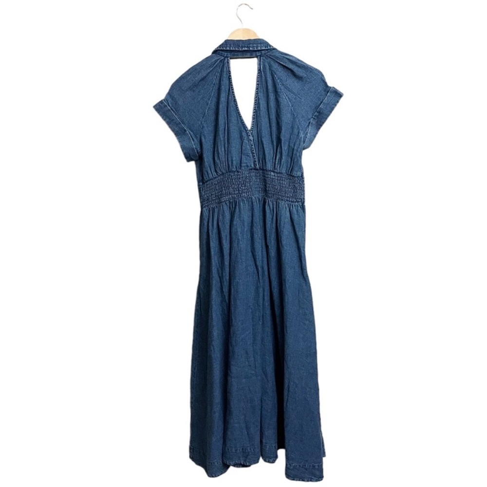 Anthroplogies Denim Blue Dress - Picture 3 of 7